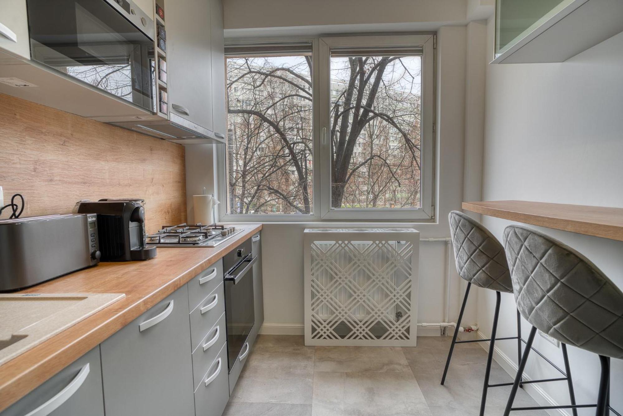Chic Retreat: Newly Renovated 1br Bucharest